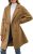 BBO Women Winter Coats Warm Do   uble Breasted Pea Coat Elegant Notched Collar Wool Blend Jackets Mid-Long Thick Outwear