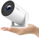 Magcubic Projector with WiFi 6 and Bluetooth 5.4, Mini Portable Projecteur with Auto Keystone, 4K Support, 200 ANSI, 180 Degree Rotation, Built-in Apps, Smart Projector for Outdoor Movie Bedroom
